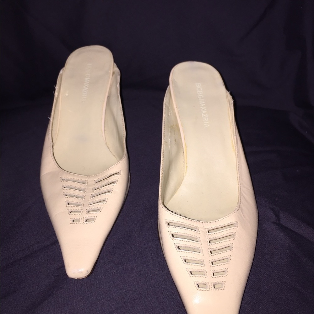 Beige mule